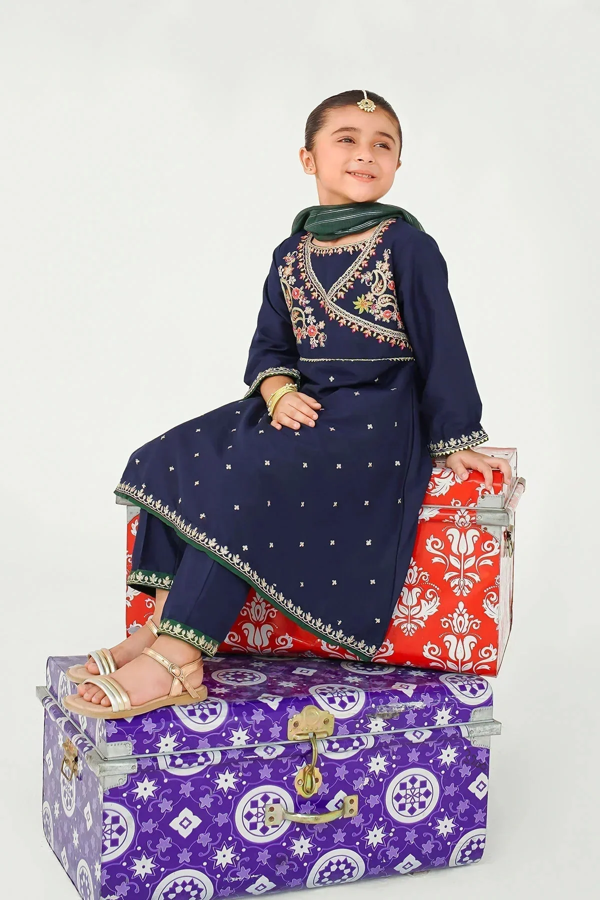 Girls Festive 3 Piece INMHD 14 J(153) - Image 2
