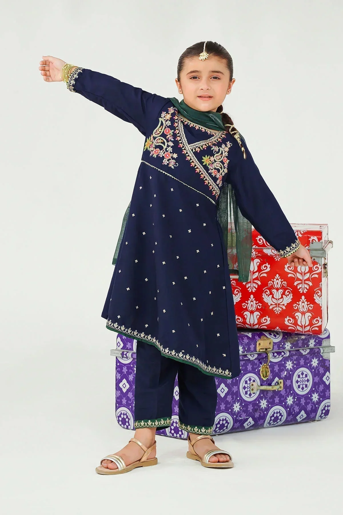 Girls Festive 3 Piece INMHD 14 J(153) - Image 4
