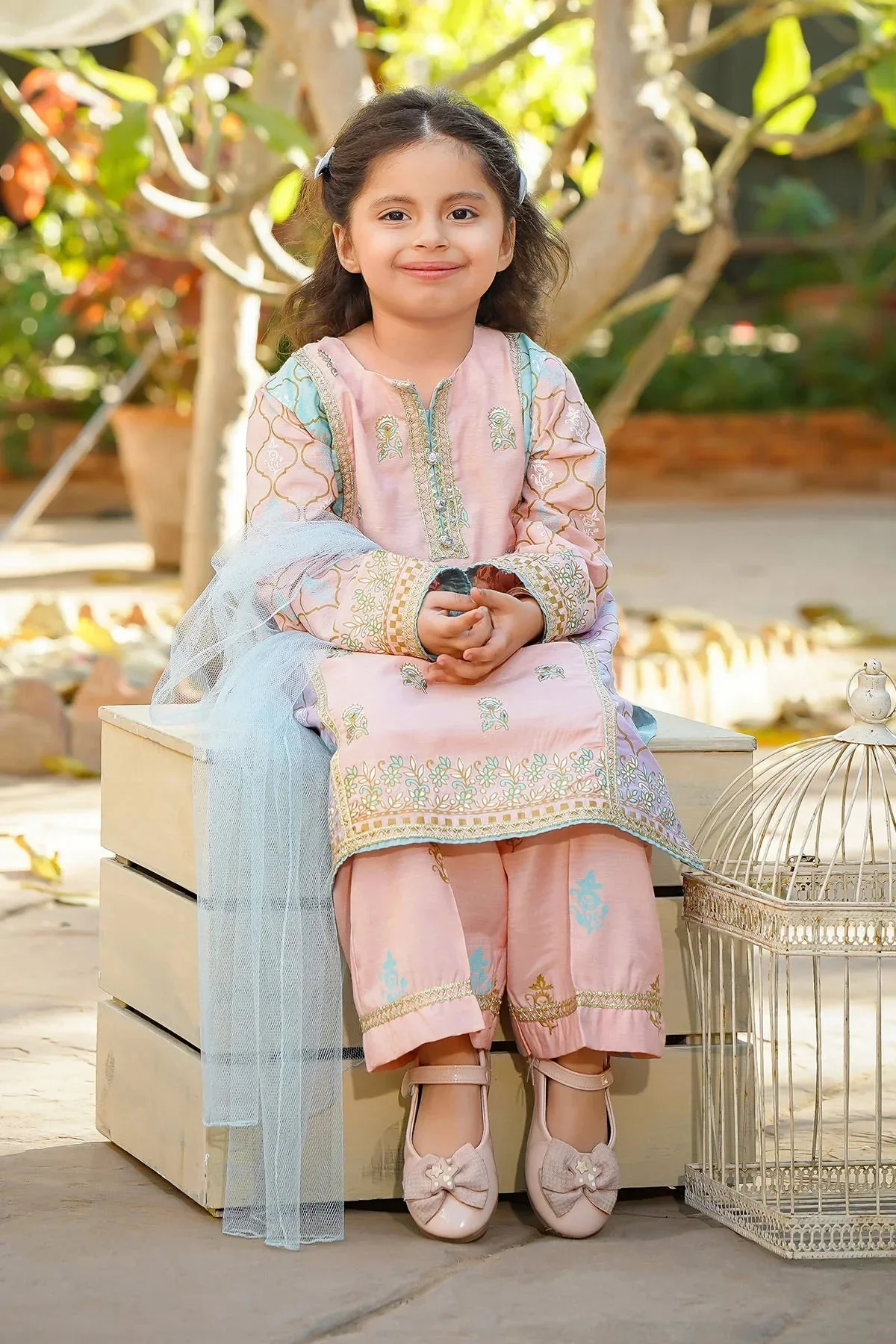 Girls Festive 3 Piece INRJ 16 J(155) - Image 3