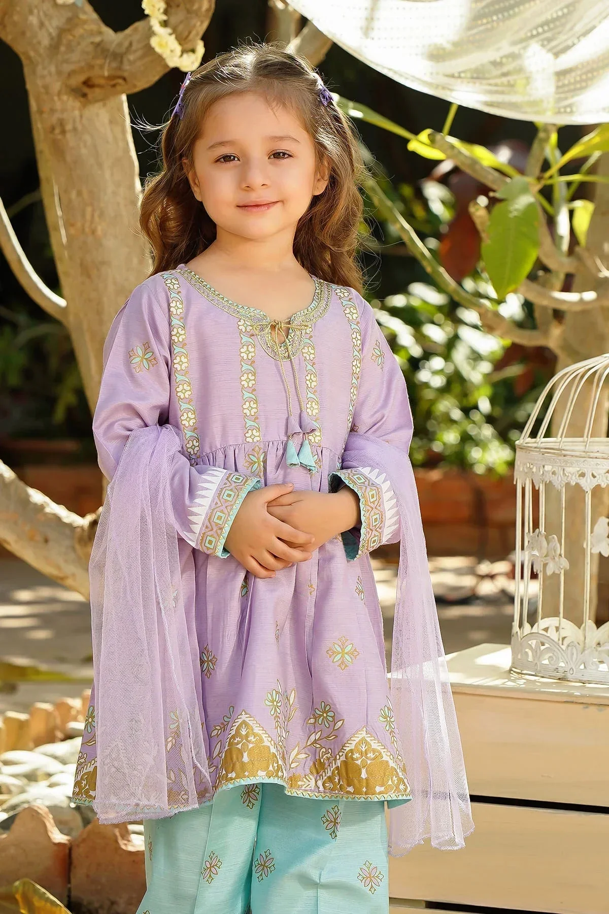 Girls Festive 3 Piece INRJ 18 J(155) - Image 3