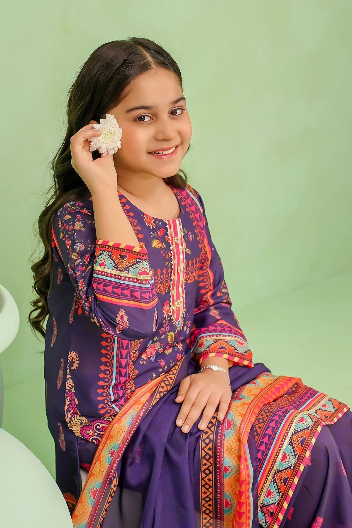 Girls Festive 3 Piece Mommy & Me CORF42 J(141) - Image 2