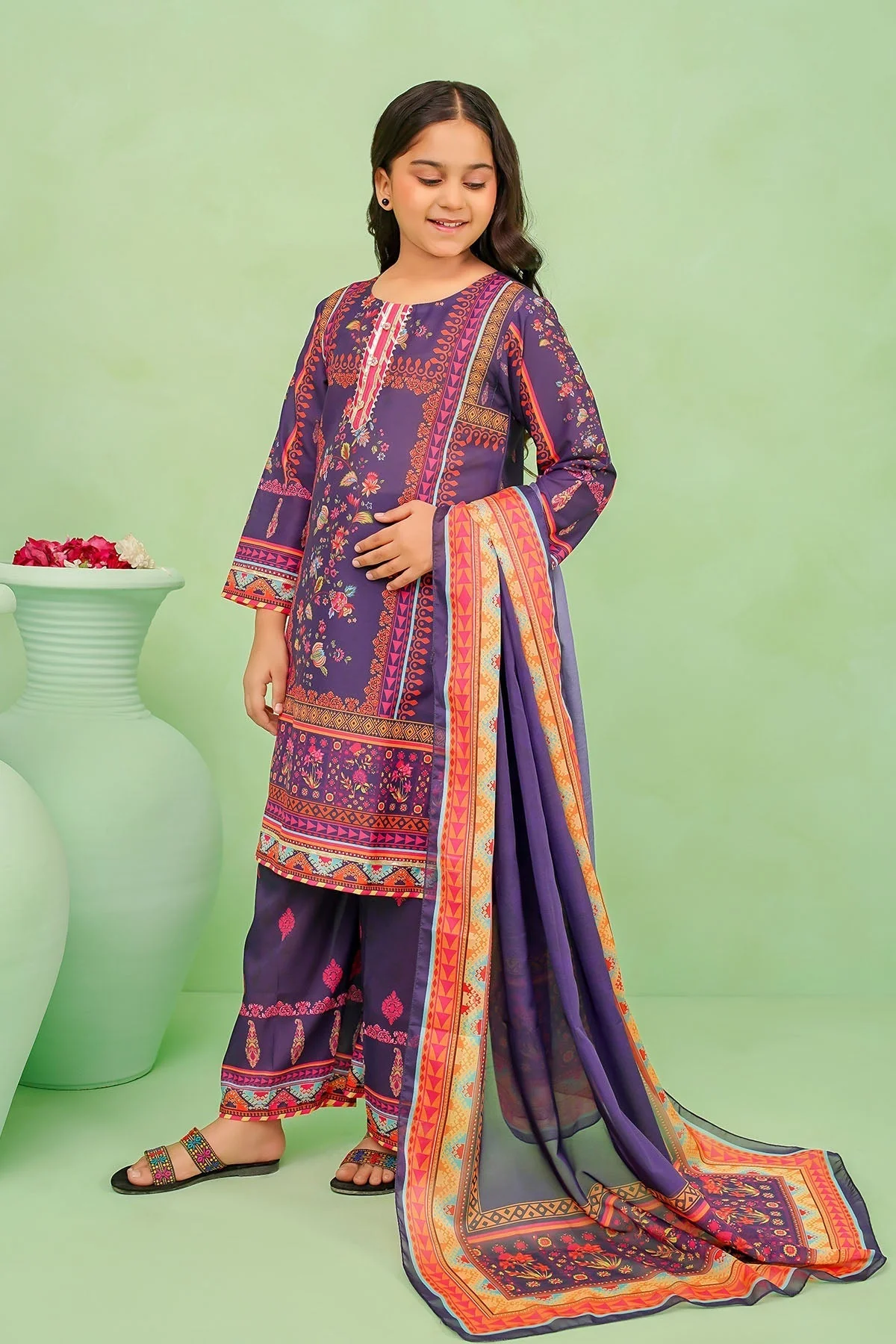 Girls Festive 3 Piece Mommy & Me CORF42 J(141) - Image 4