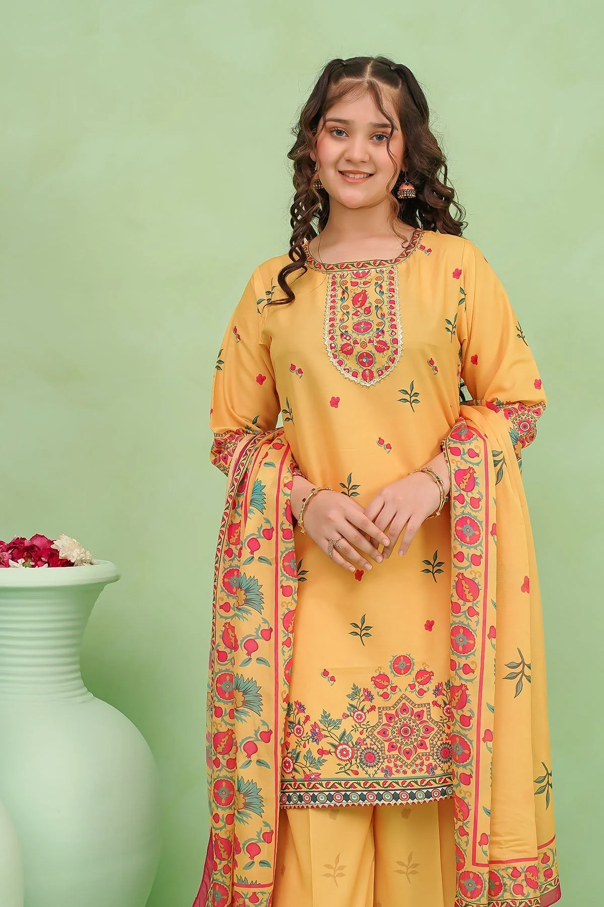 Girls Festive 3 Piece Mommy & Me CORF46 - Image 2