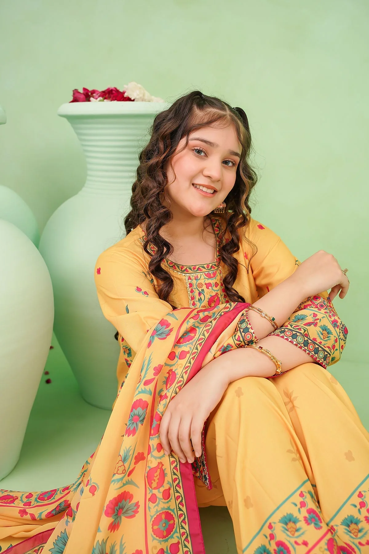 Girls Festive 3 Piece Mommy & Me CORF46 - Image 3
