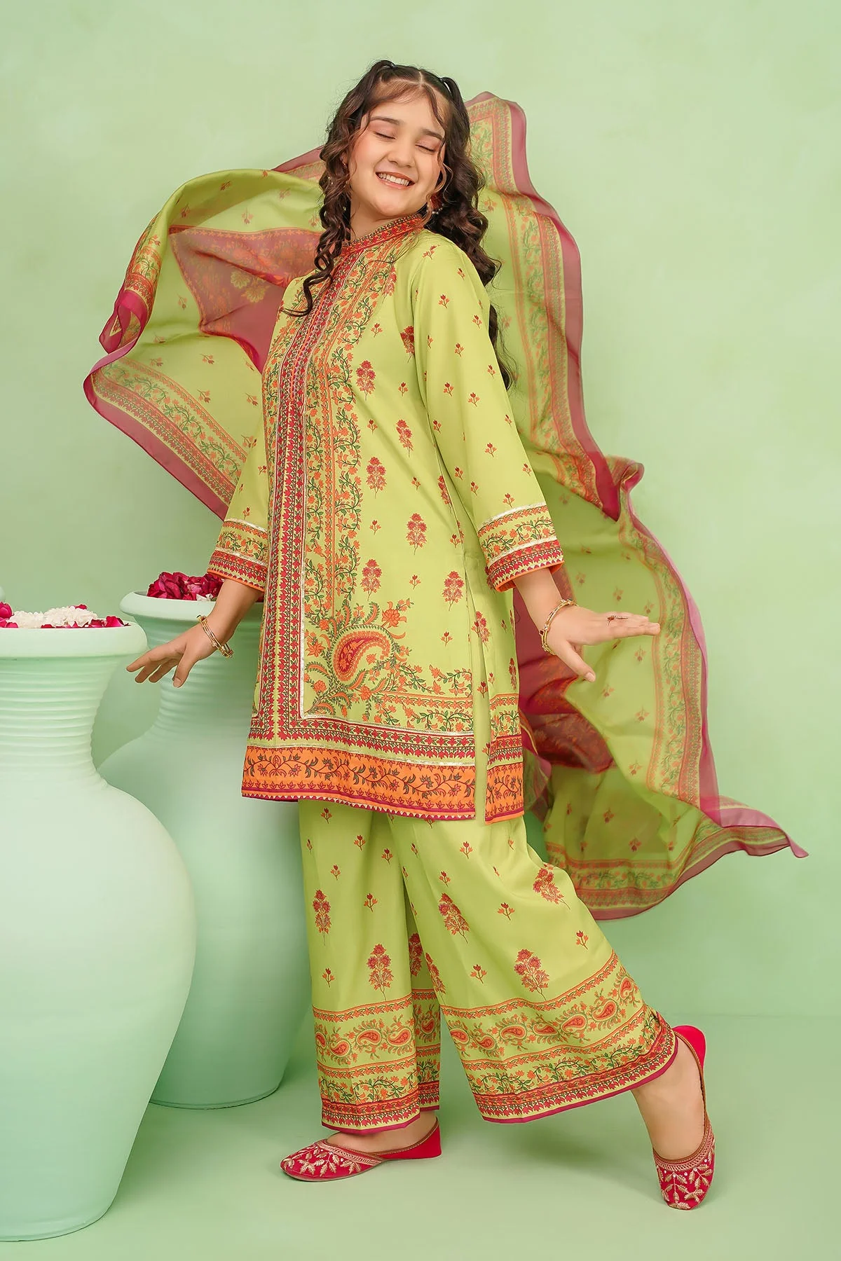 Girls Festive 3 Piece Mommy & Me CORF52 J(142) - Image 4