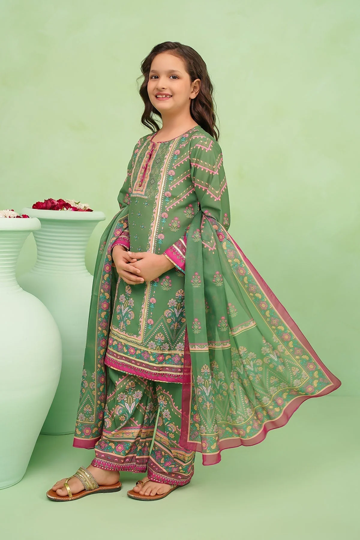Girls Festive 3 Piece Mommy & Me CORF55 - Image 4