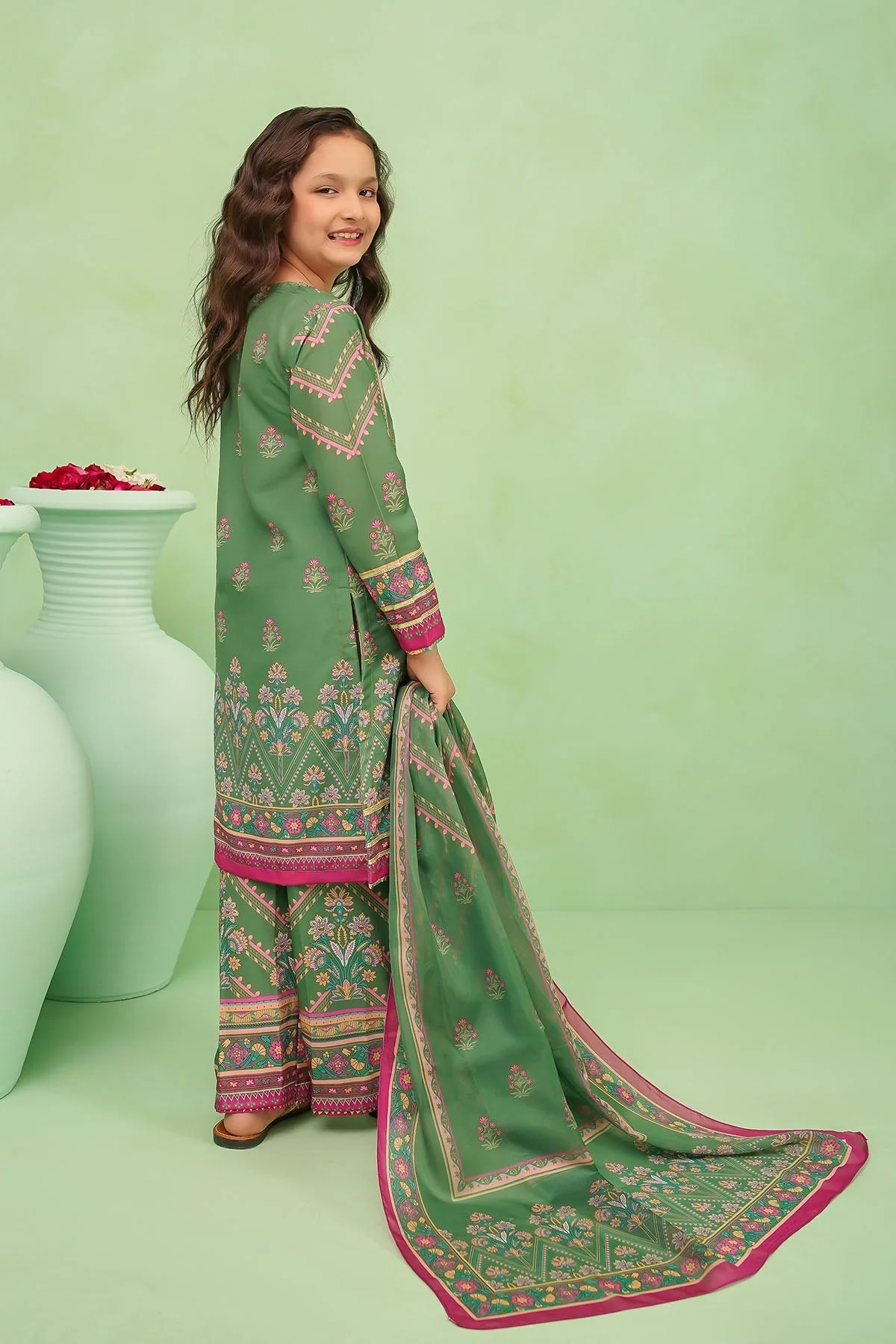 Girls Festive 3 Piece Mommy & Me CORF55 - Image 5
