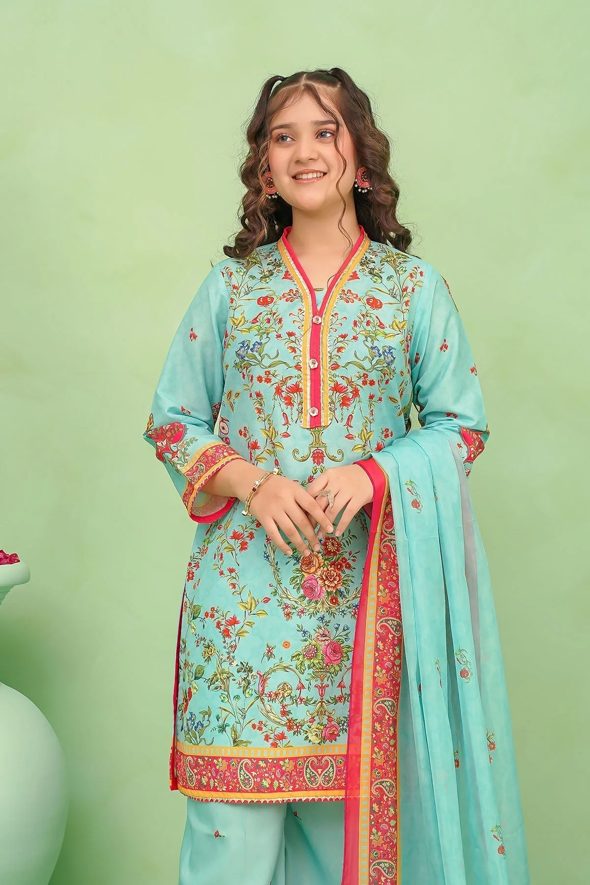 Girls Festive 3 Piece Mommy & Me CORF56 - Image 3