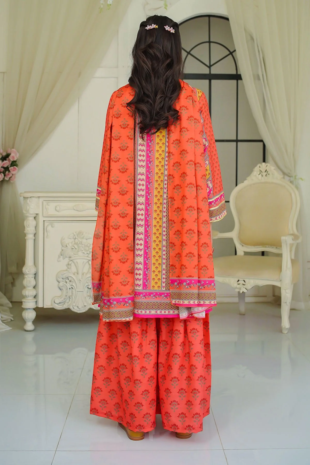 Girls Stitched 3 Piece CORF 14 - Image 3