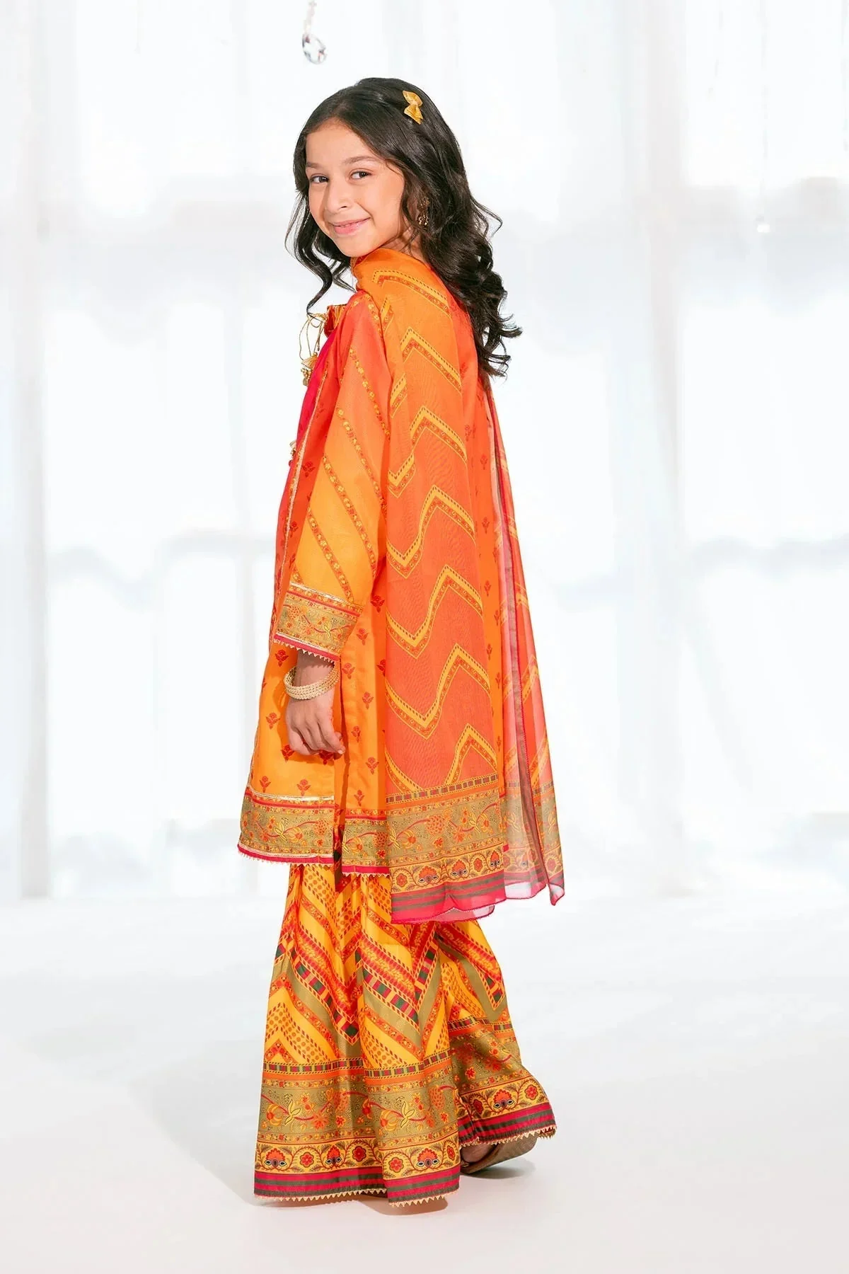Girls Stitched 3 Piece CORF 34 - Image 3