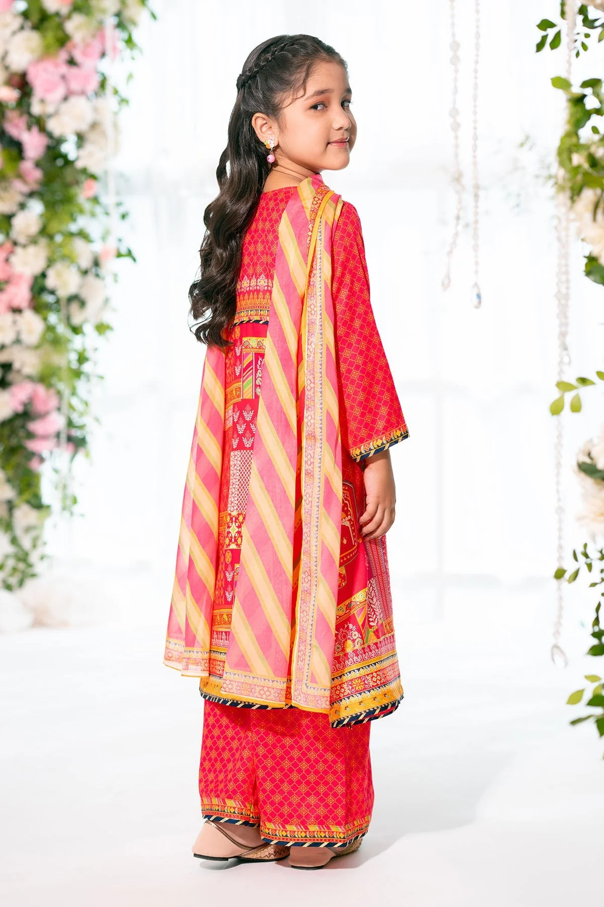 Girls Stitched 3 Piece INDP 44 J(150) - Image 4