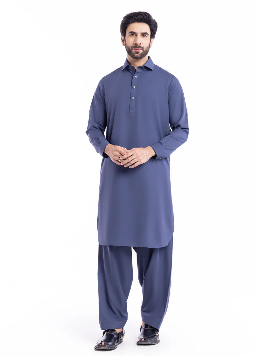 Grey-Blended-Shalwar Suit - (MP2PSBW25BM1J2) JM(57)YB-53 - Image 2