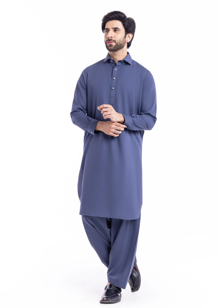 Grey-Blended-Shalwar Suit - (MP2PSBW25BM1J2) JM(57)YB-53 - Image 3