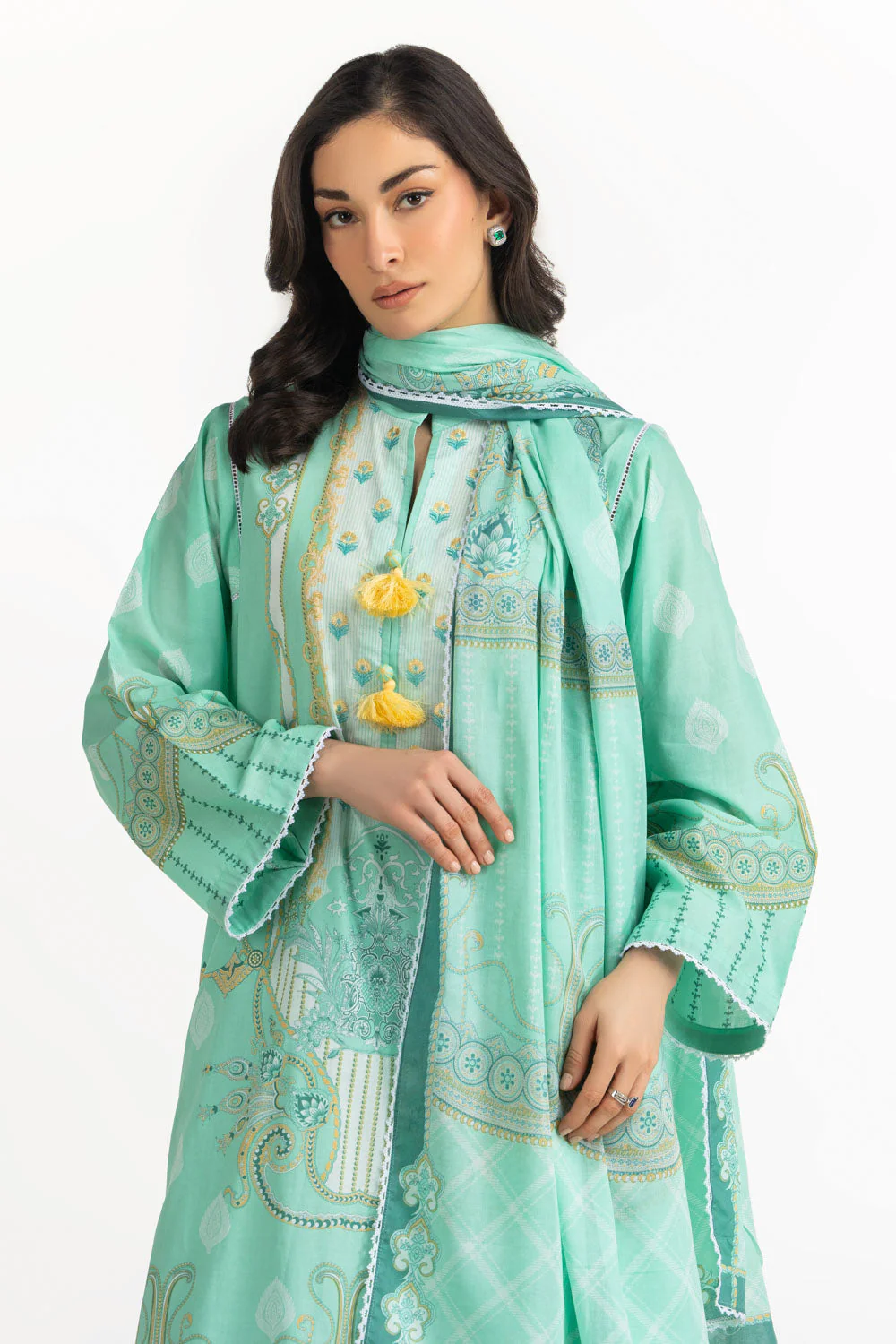 Gul Ahmed Stitched Lawn 3 Piece CL#52375 J(62) NY 70 - Image 4