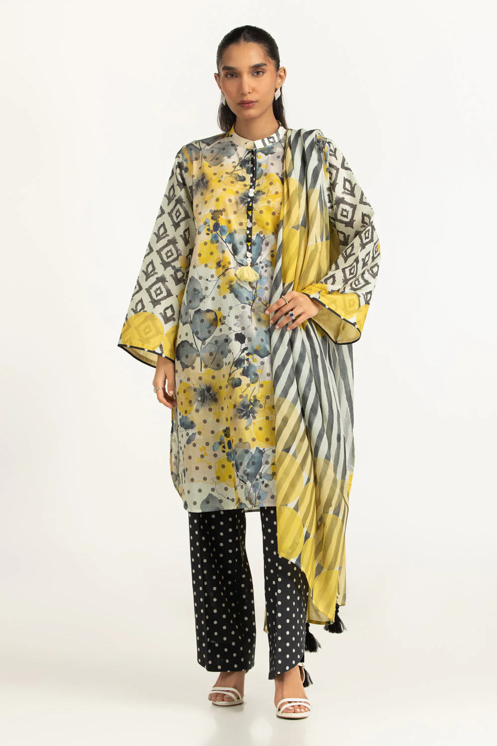 Gul Ahmed Stitched Lawn 3 Piece CL#62155 J(42) NY 54