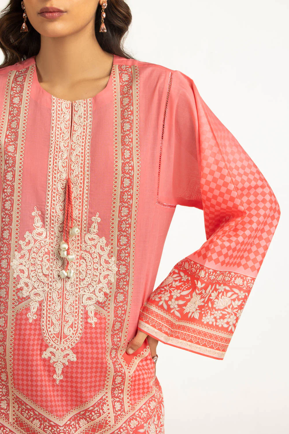 Gul Ahmed Stitched Lawn 3 Piece CL#62202 J(49) NY (42) - Image 2