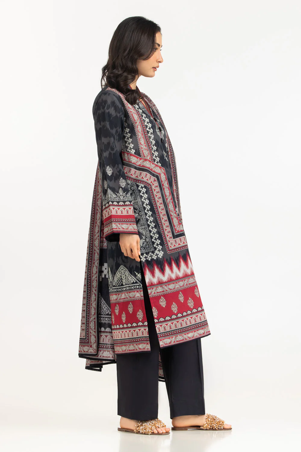 Gul Ahmed Stitched Lawn 3 Piece CL#62229 J(55) NY(47) - Image 3