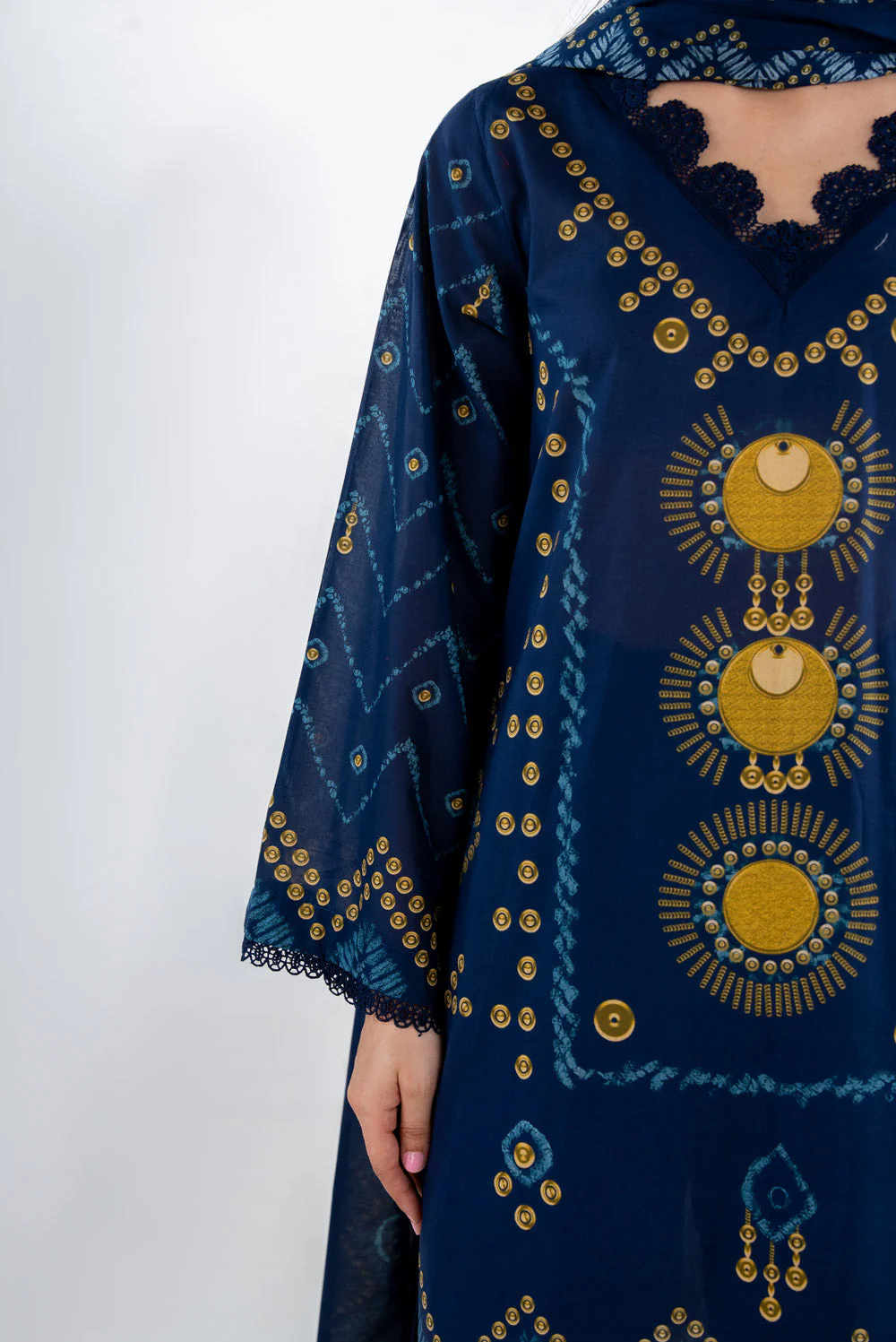 Gul Ahmed Stitched Lawn 3 Piece CL#62230 J(41&42) NY 58 - Image 5