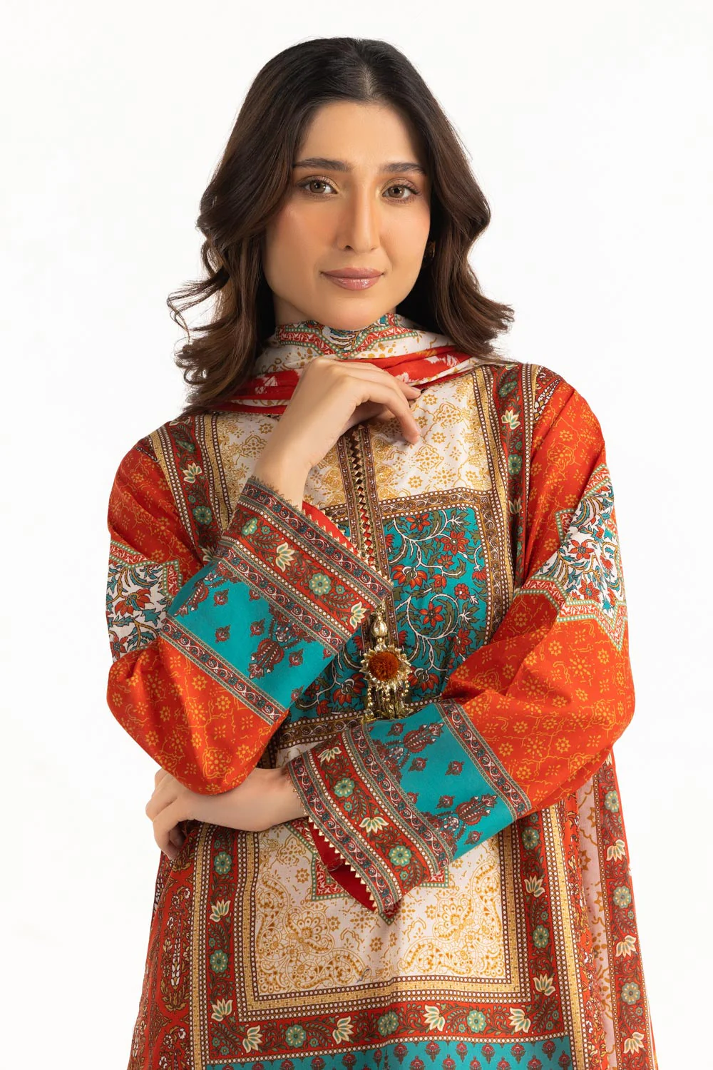 Gul Ahmed Stitched Lawn 3 Piece CL#62246 J(43) NY 64 - Image 2