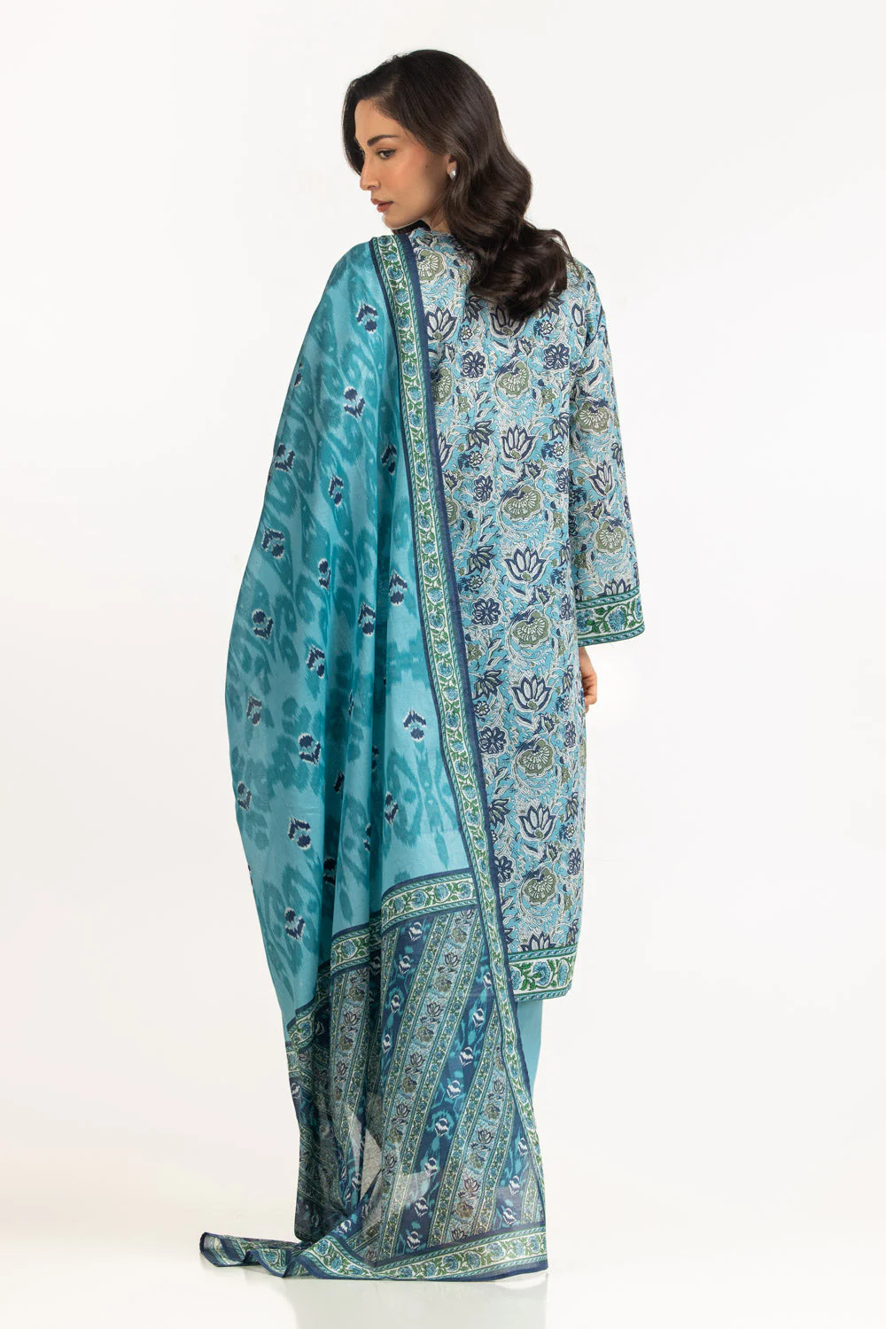 Gul Ahmed Stitched Lawn 3 Piece CL#62303 J(50) Y(2) NY 69 - Image 6