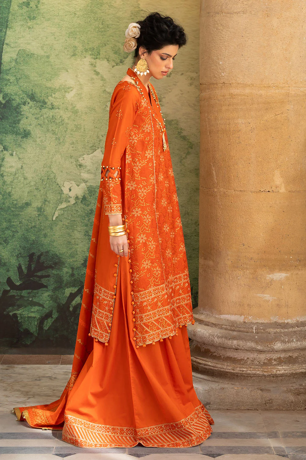 Gul Ahmed Festive 3 Piece DN-52041 Y-18 J(70) - Image 3