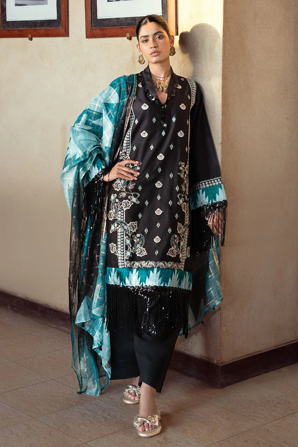 Gul Ahmed Festive 3 Piece FE-52064 J(21) Y-35 - Image 5