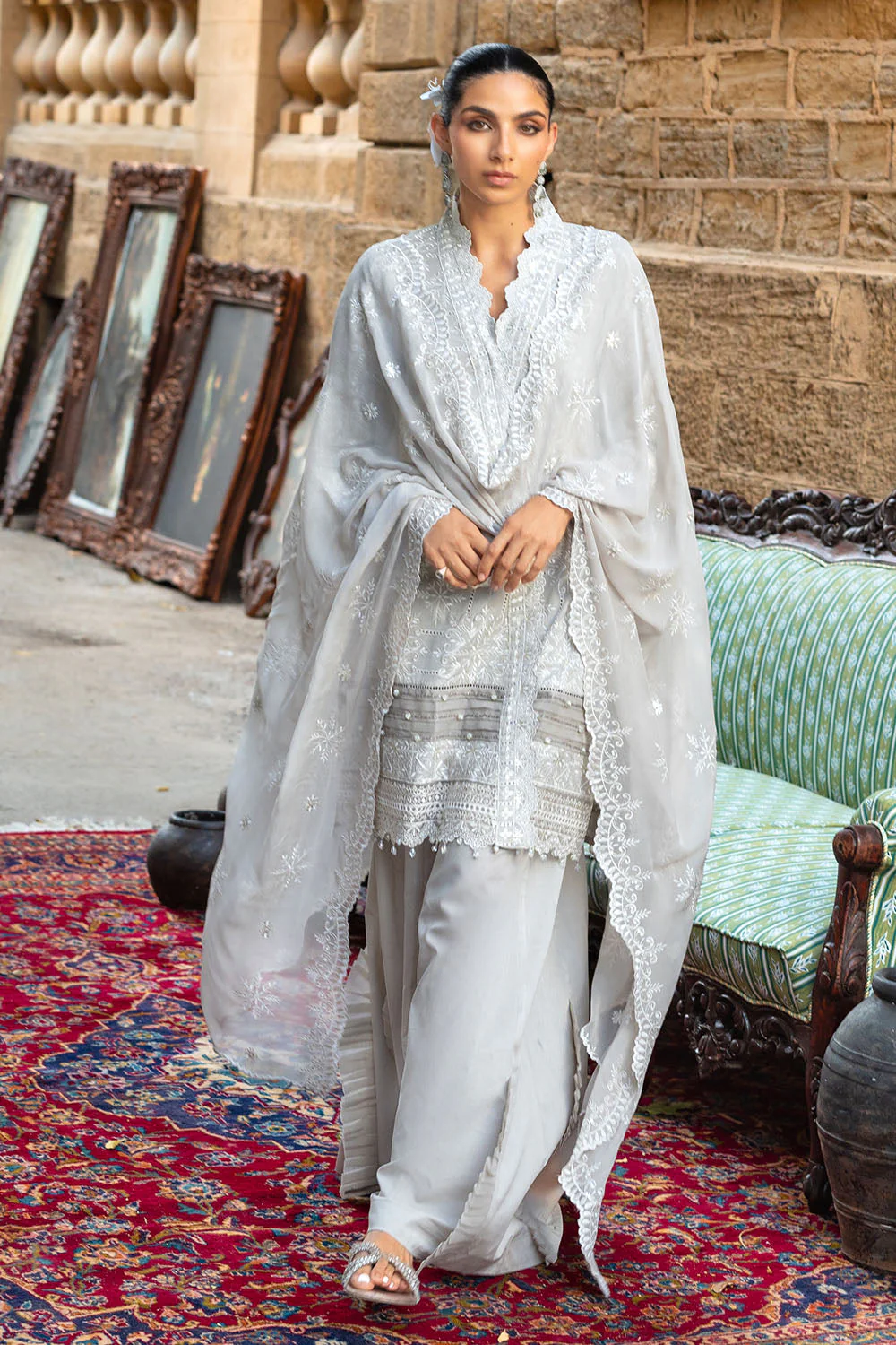 Gul Ahmed Festive 3 Piece FE-52130 Y-185 - Image 5