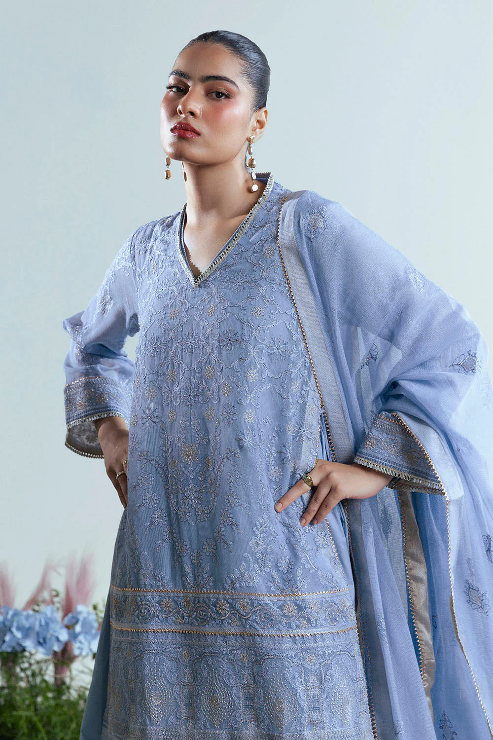 Gul Ahmed Festive 3 Piece FE-52165 Y-26 J(31) - Image 2