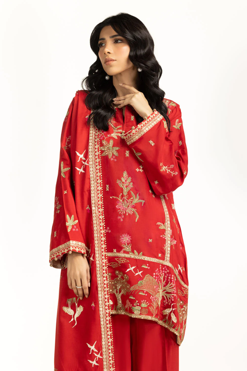 Gul Ahmed Festive 3 Piece IUSTKSD-1066 J(25) - Image 3