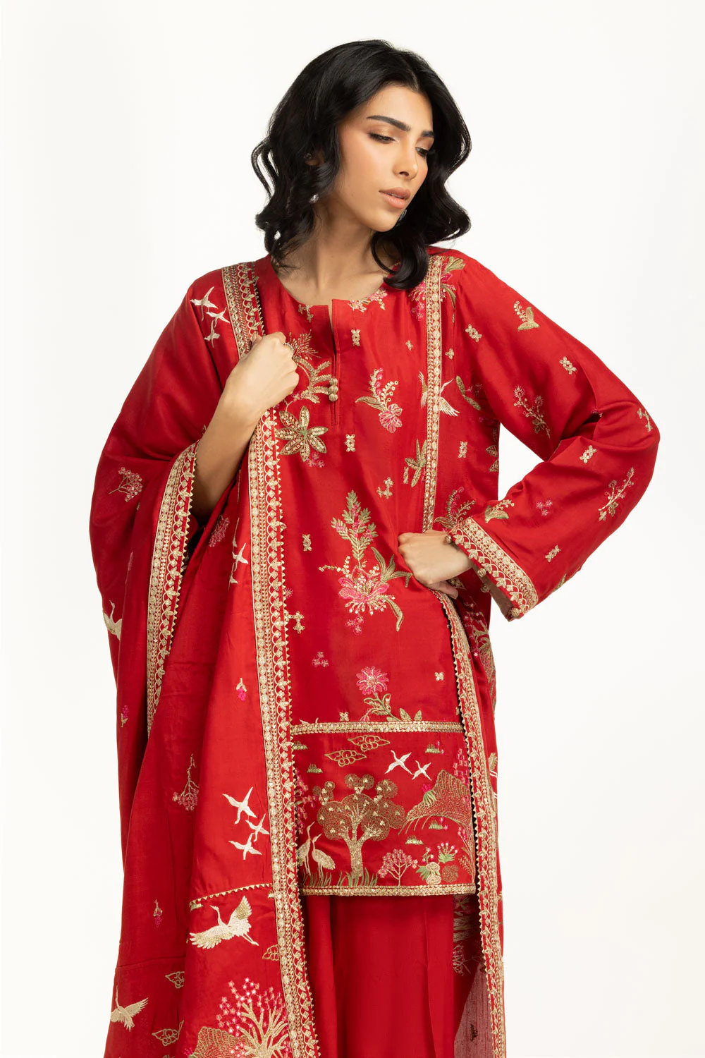 Gul Ahmed Festive 3 Piece IUSTKSD-1066 J(25) - Image 5