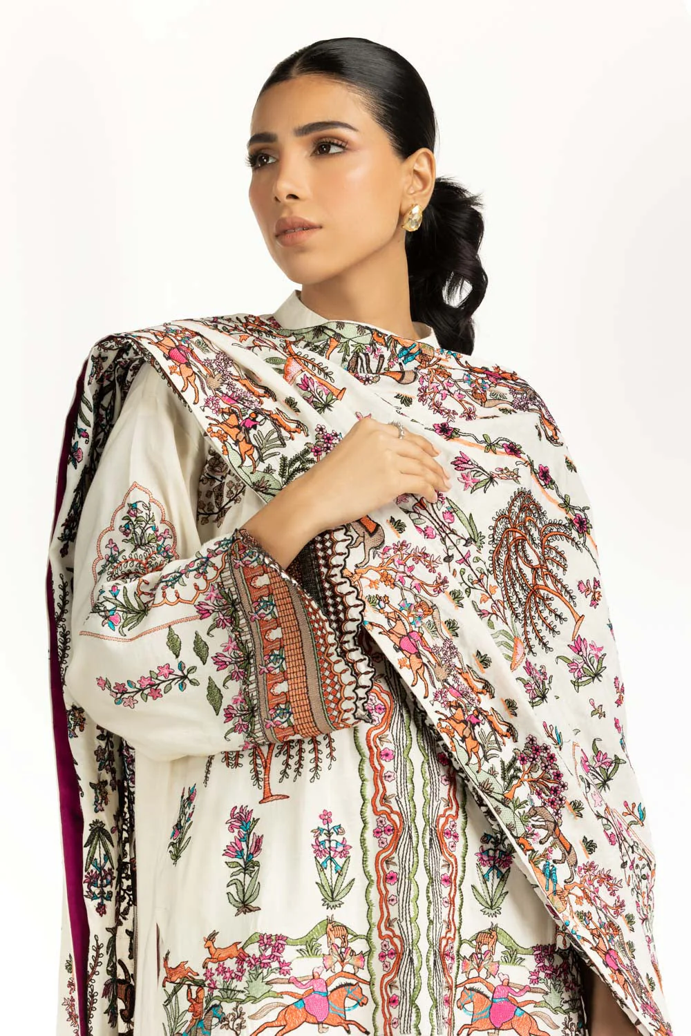 Gul Ahmed Festive 3 Piece IUSTKSD-1074 J(16) (y-150) - Image 4