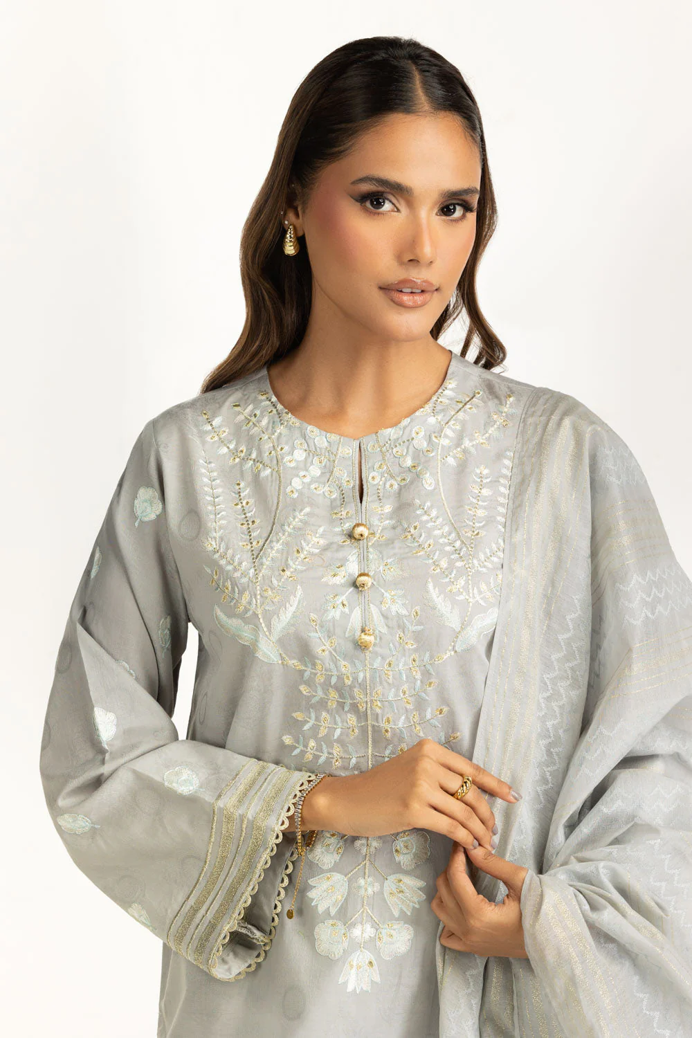 Gul Ahmed Festive 3 Piece IUSTKSD-1081 J(29) - Image 4