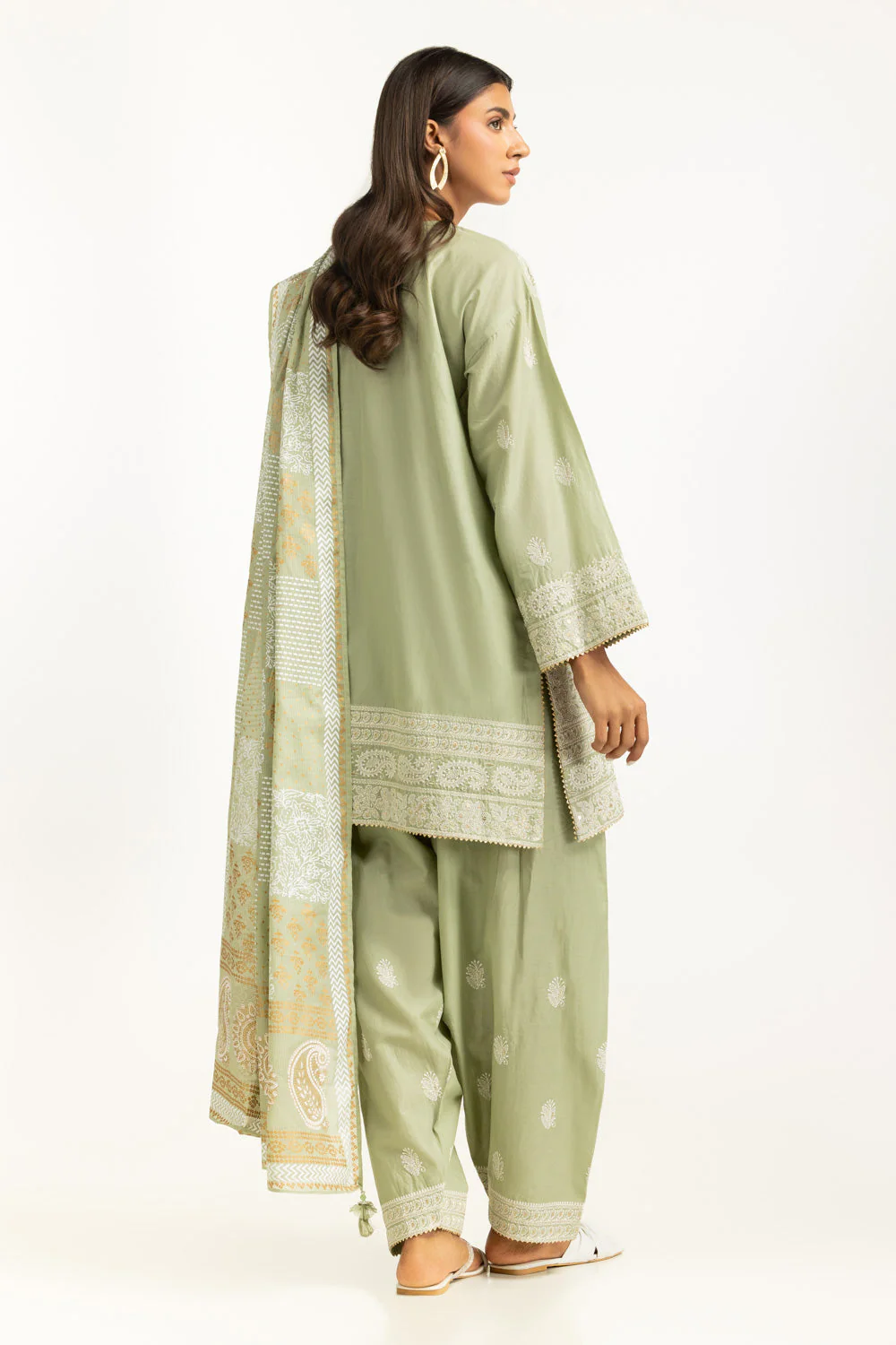 Gul Ahmed Festive 3 Piece IUSTKSD-1235 - Image 3