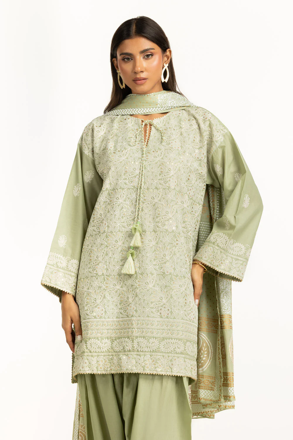 Gul Ahmed Festive 3 Piece IUSTKSD-1235 - Image 7