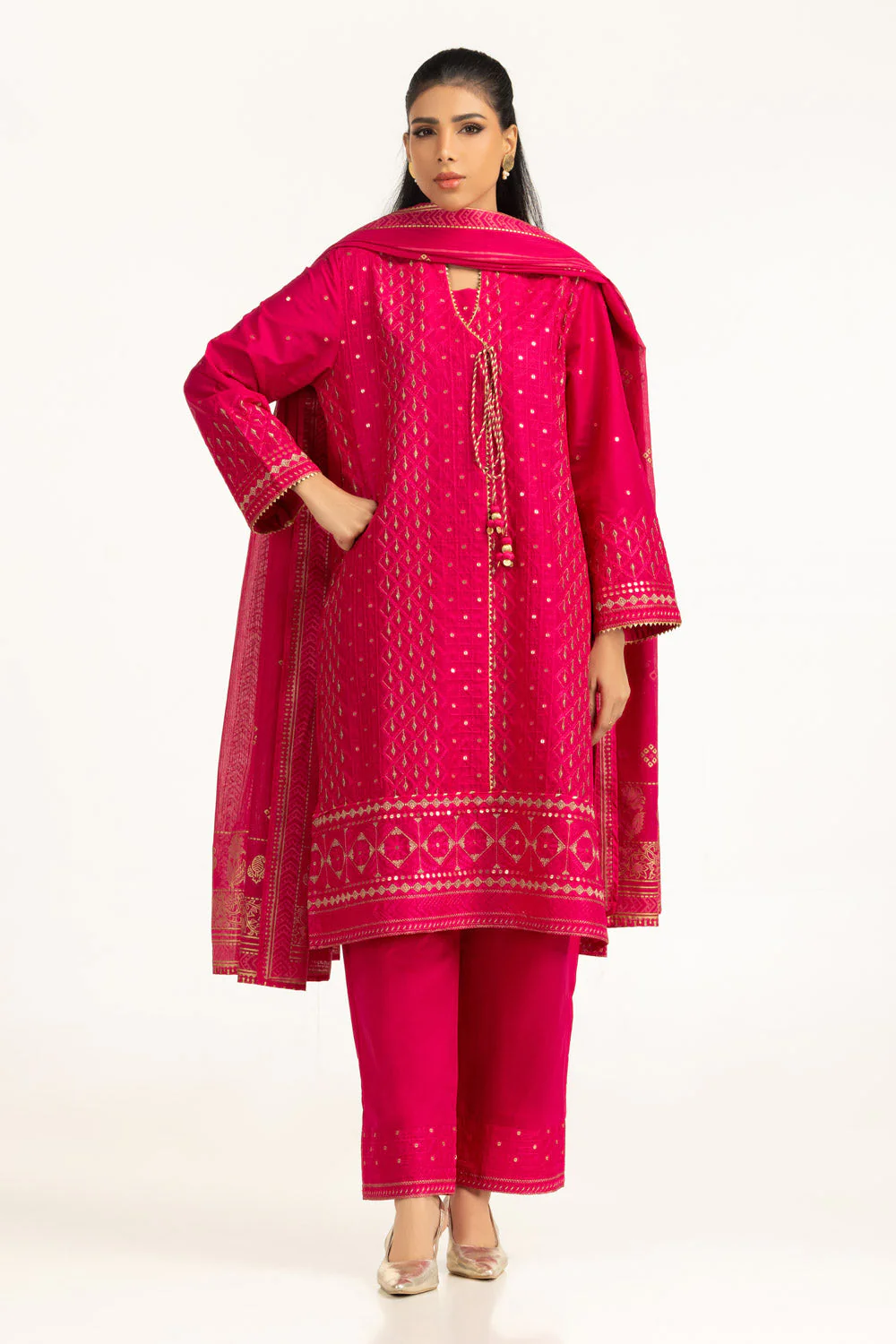 Gul Ahmed Festive 3 Piece IUSTKSD-2027 J(155)
