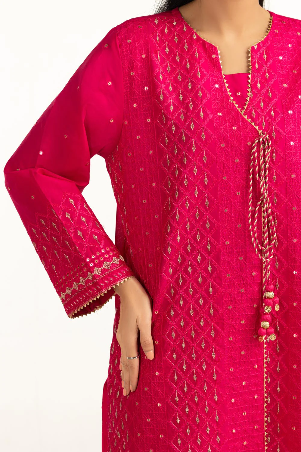 Gul Ahmed Festive 3 Piece IUSTKSD-2027 J(155) - Image 5