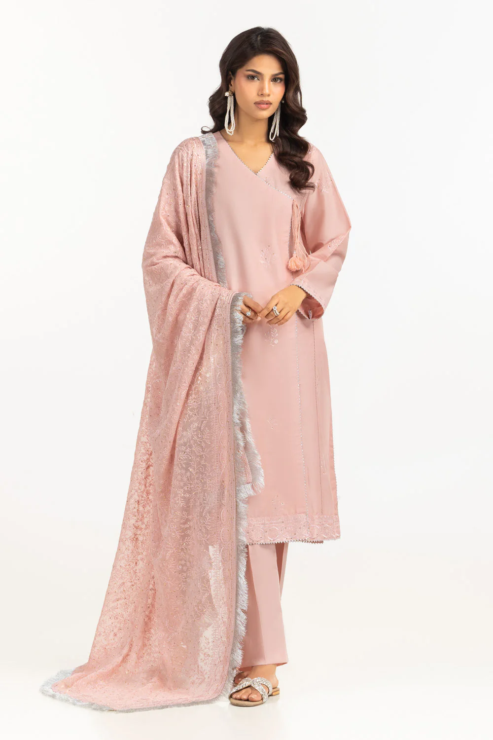 Gul Ahmed Stitched Embroidered 3 Piece IUSTKSD-2035 J(44) Y(18 , 47)