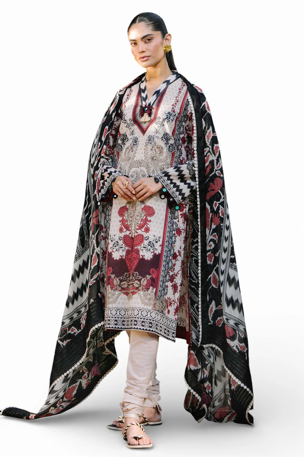Gul Ahmed Lawn 3 Piece BM-62002 J(27) Y29