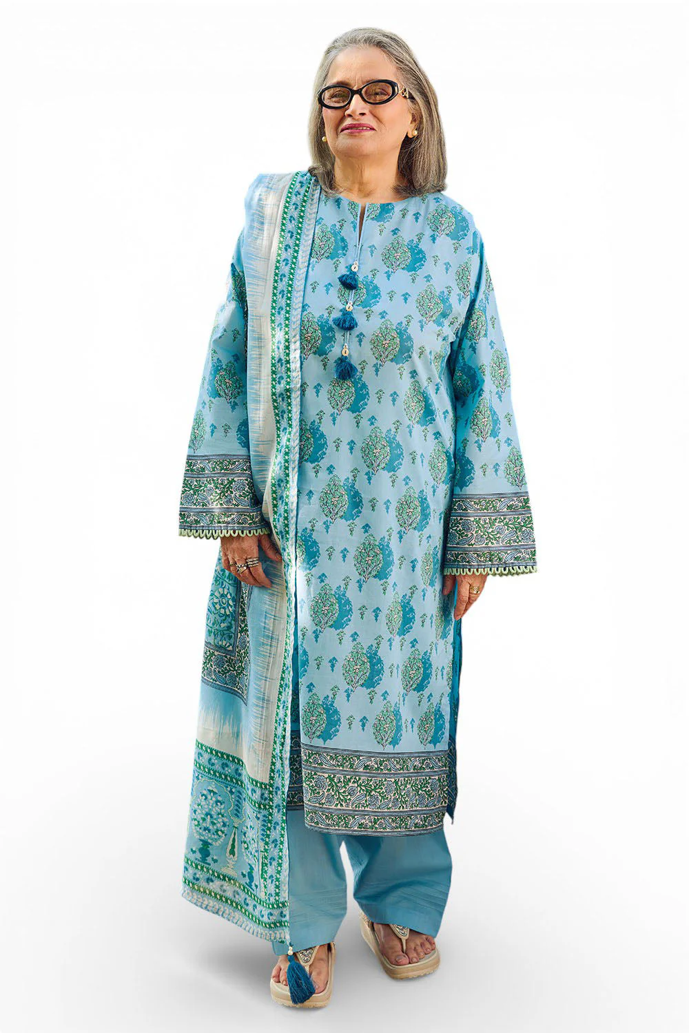 Gul Ahmed Lawn 3 Piece CL-62020 A Y-39