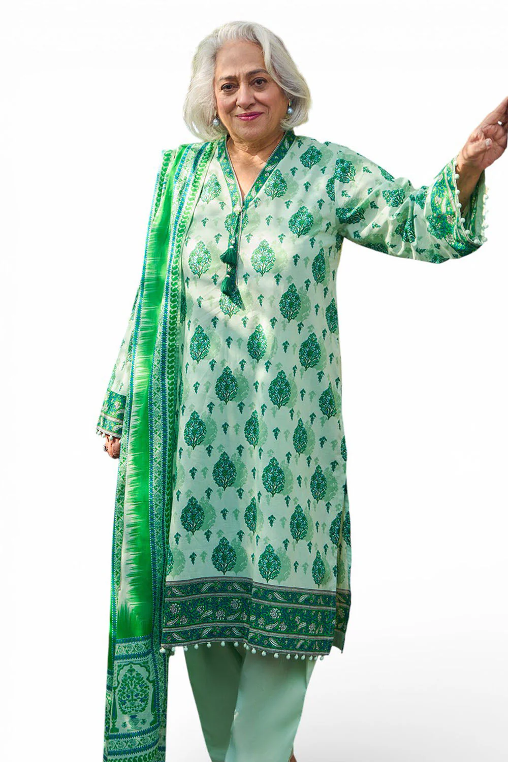 Gul Ahmed Lawn 3 Piece CL-62020 B (Y-32 )J(55)