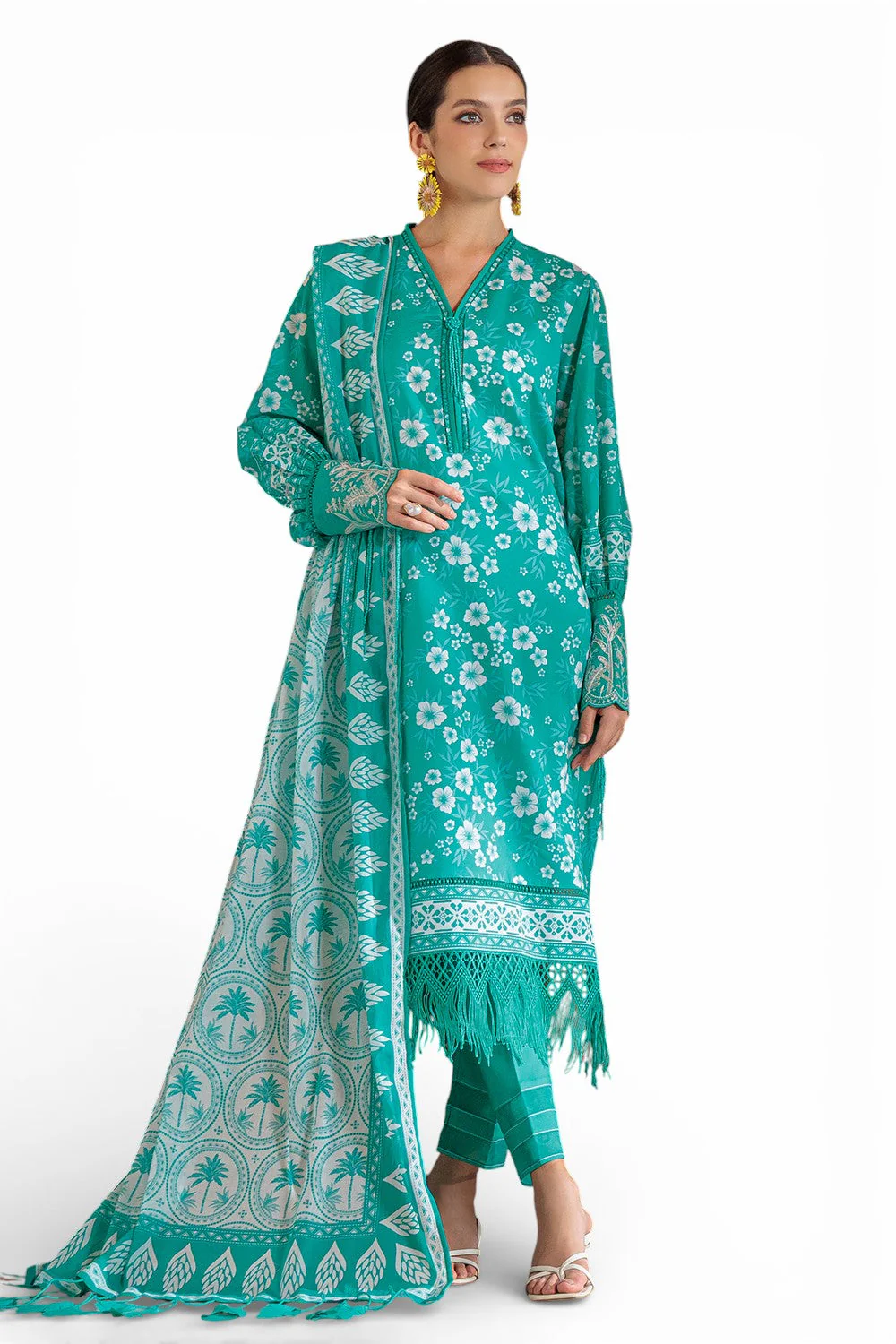 Gul Ahmed Lawn 3 Piece CL-62245 J(28) Y20