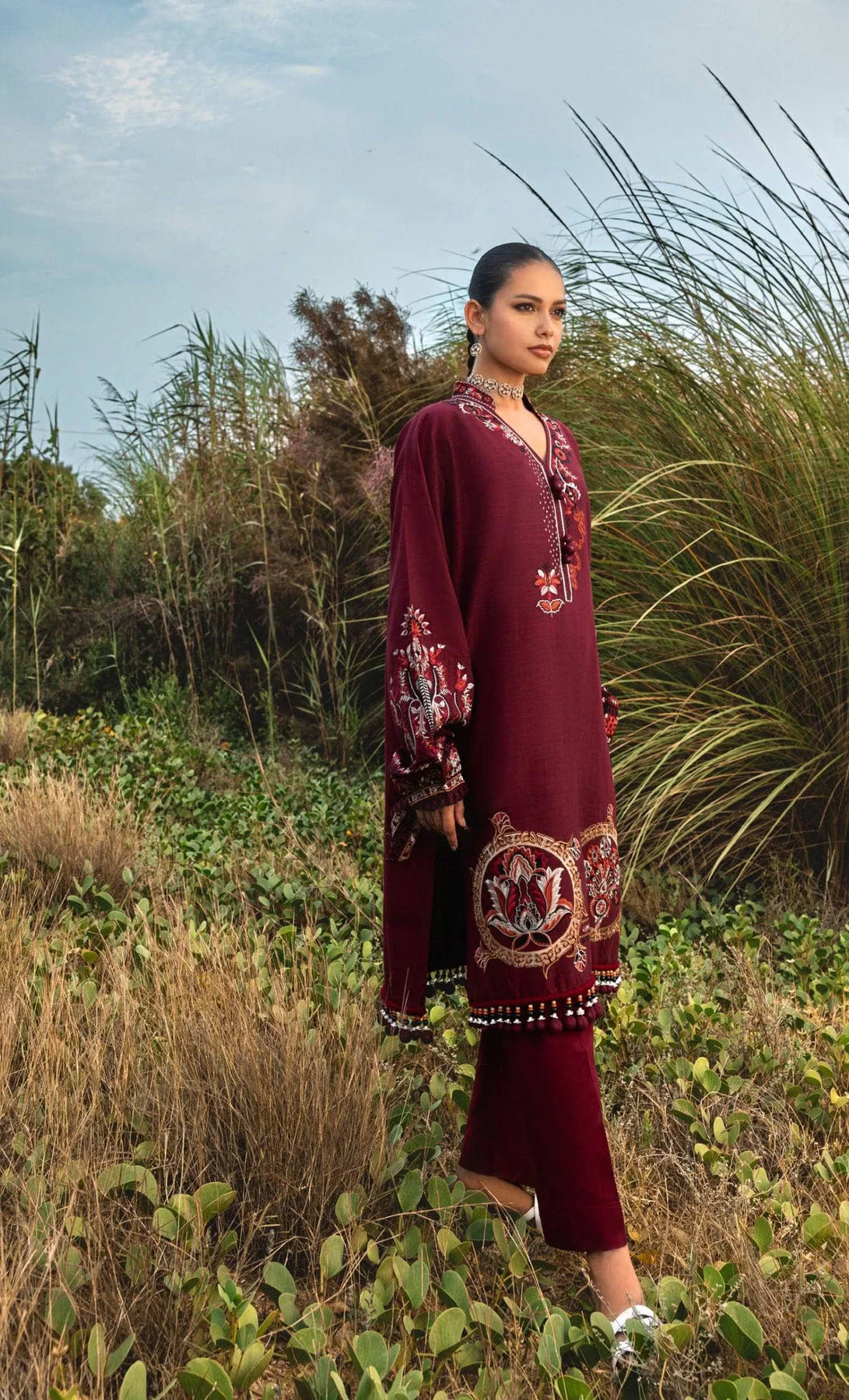 Gul Ahmed Stitched 2 Piece Khaddar TK-52002 - Image 2