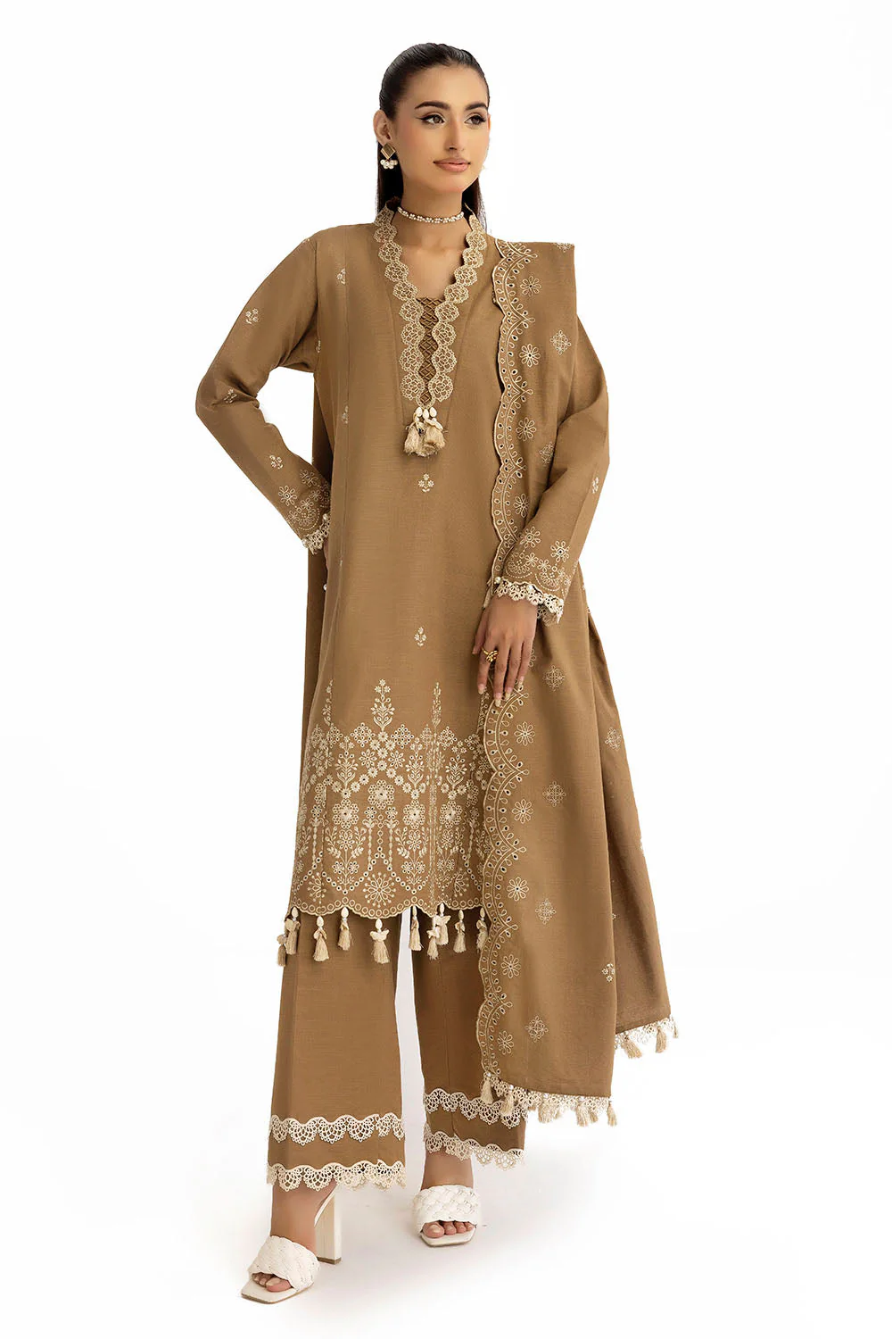 Gul Ahmed Stitched 3 Piece Khaddar K-52034 J(79)