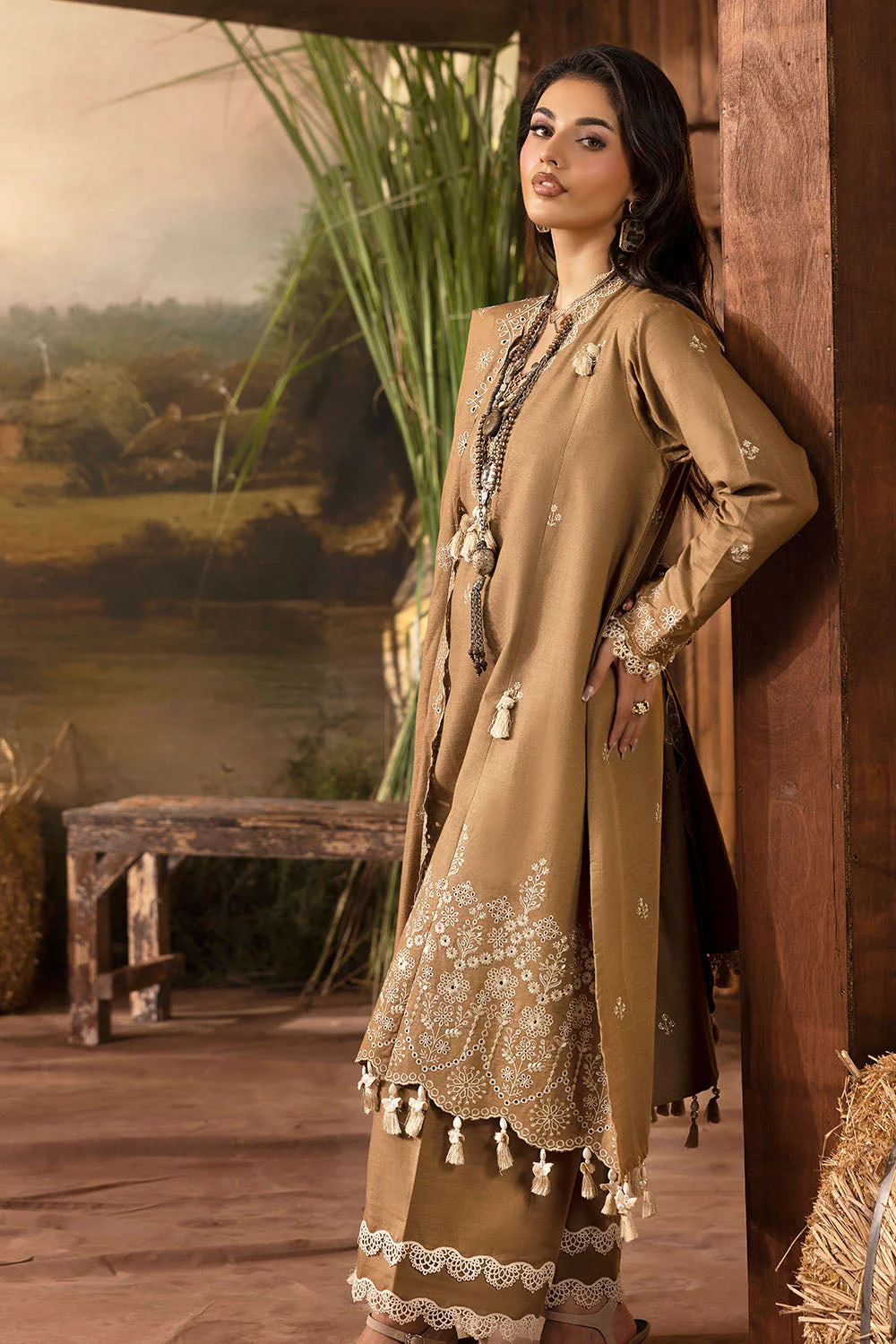 Gul Ahmed Stitched 3 Piece Khaddar K-52034 J(79) - Image 3