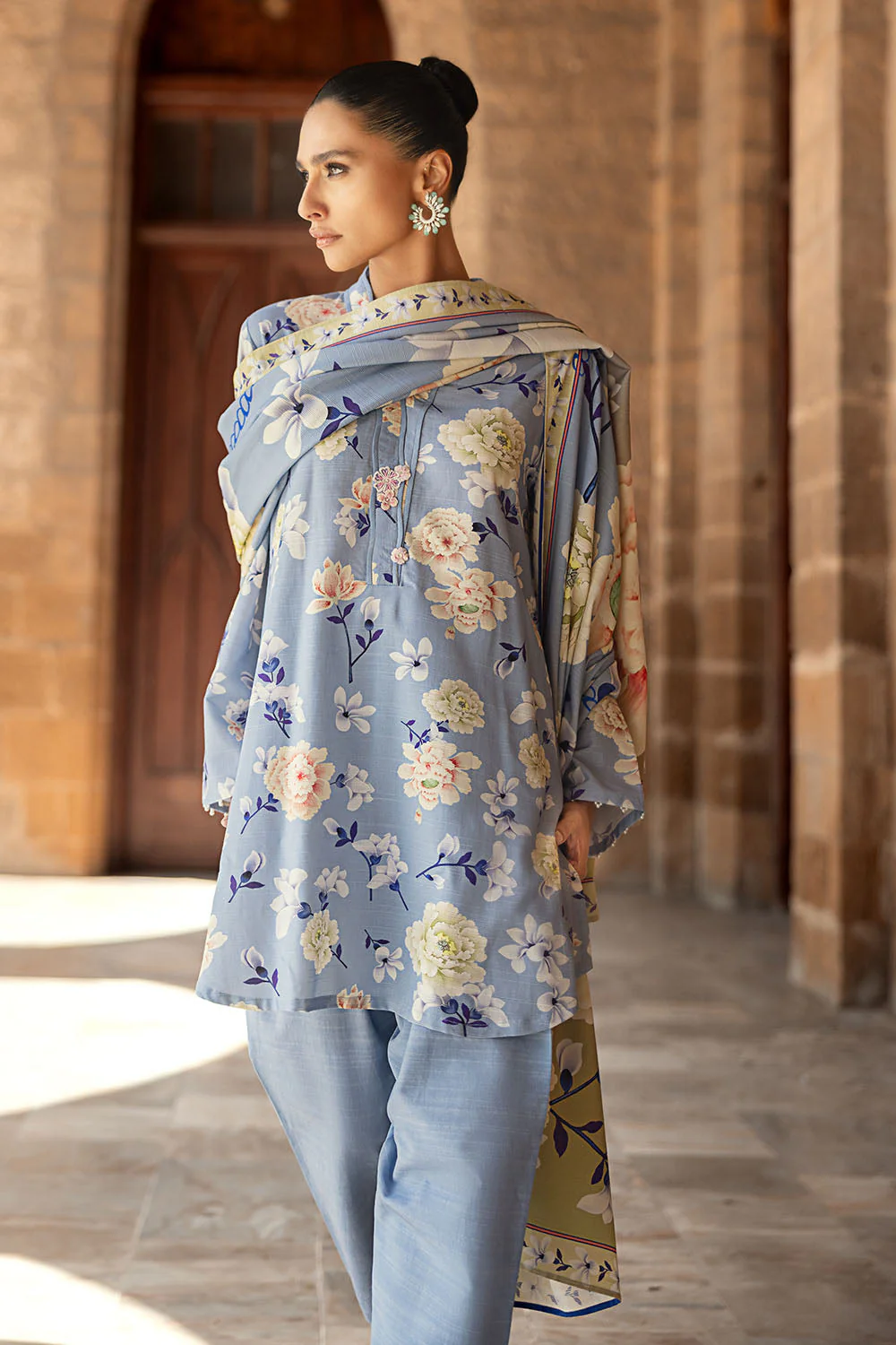 Gul Ahmed Stitched Curduroy 3 Piece CD#52005 J(79) Y-15-14 - Image 3