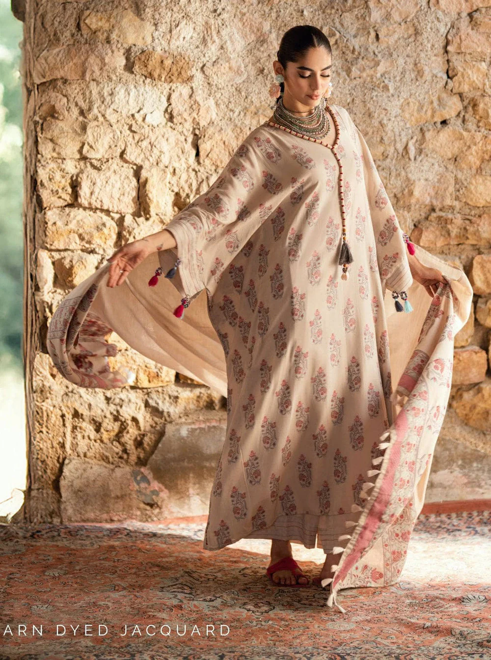Gul Ahmed Stitched Jacquard 3 Piece MJ#52037 J(73) Y(9) - Image 2