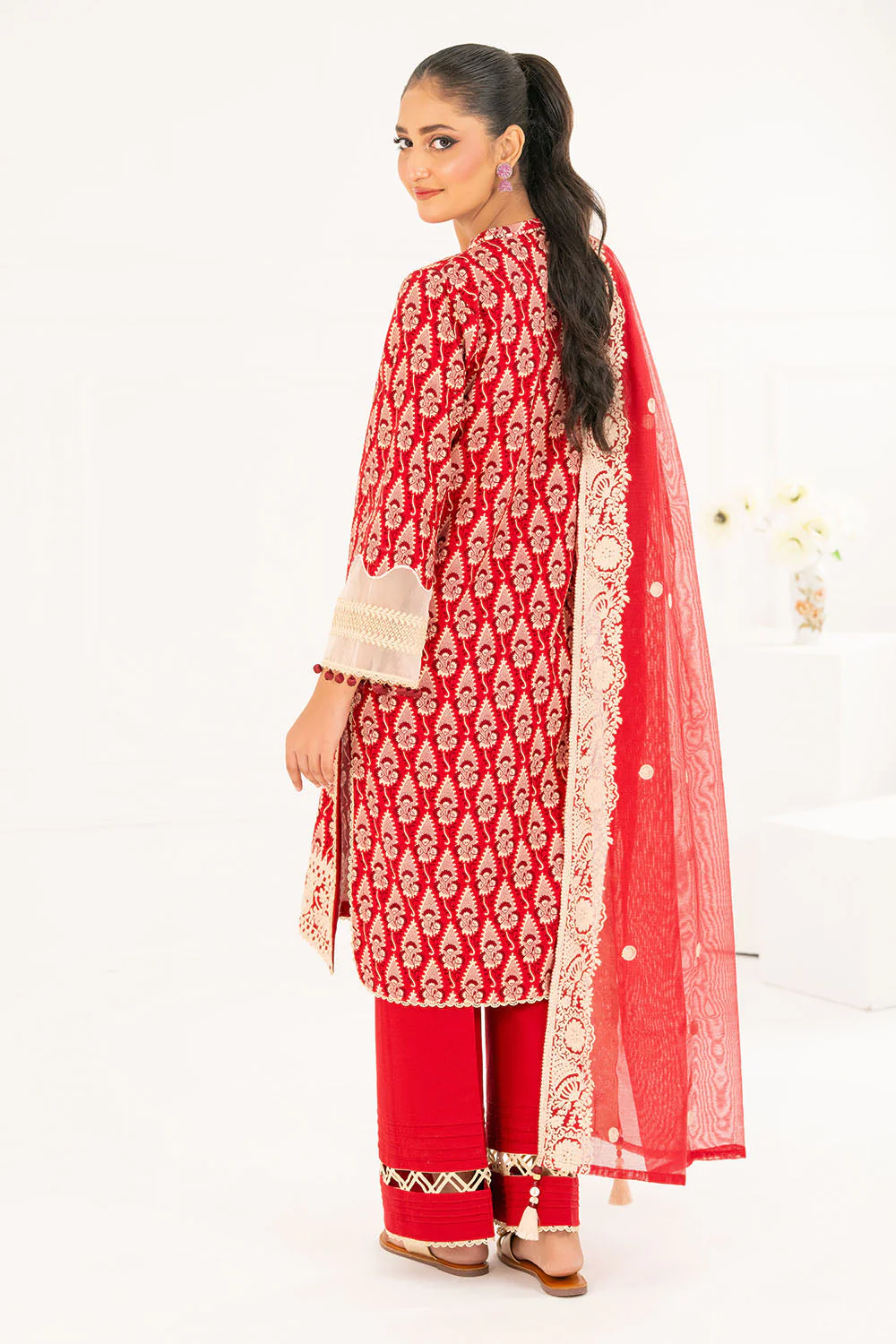 Gul Ahmed Stitched Khaddar 3 Piece CN#52006 J(79) - Image 4