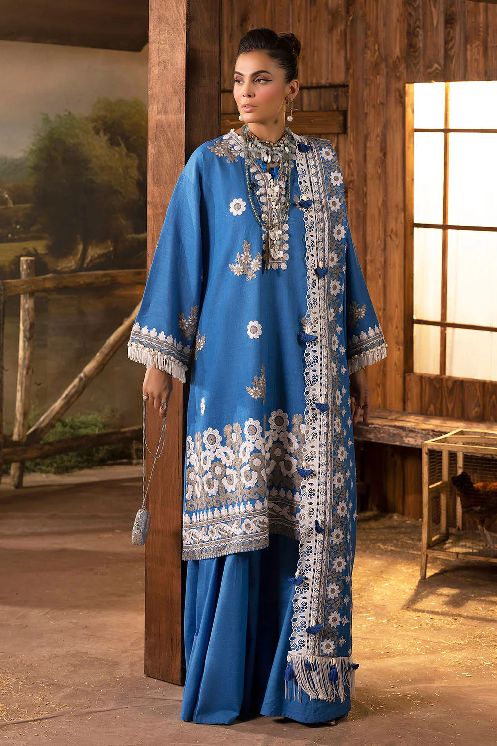 Gul Ahmed Stitched Khaddar 3 Piece K#52017 J(77) Y-13 - Image 2