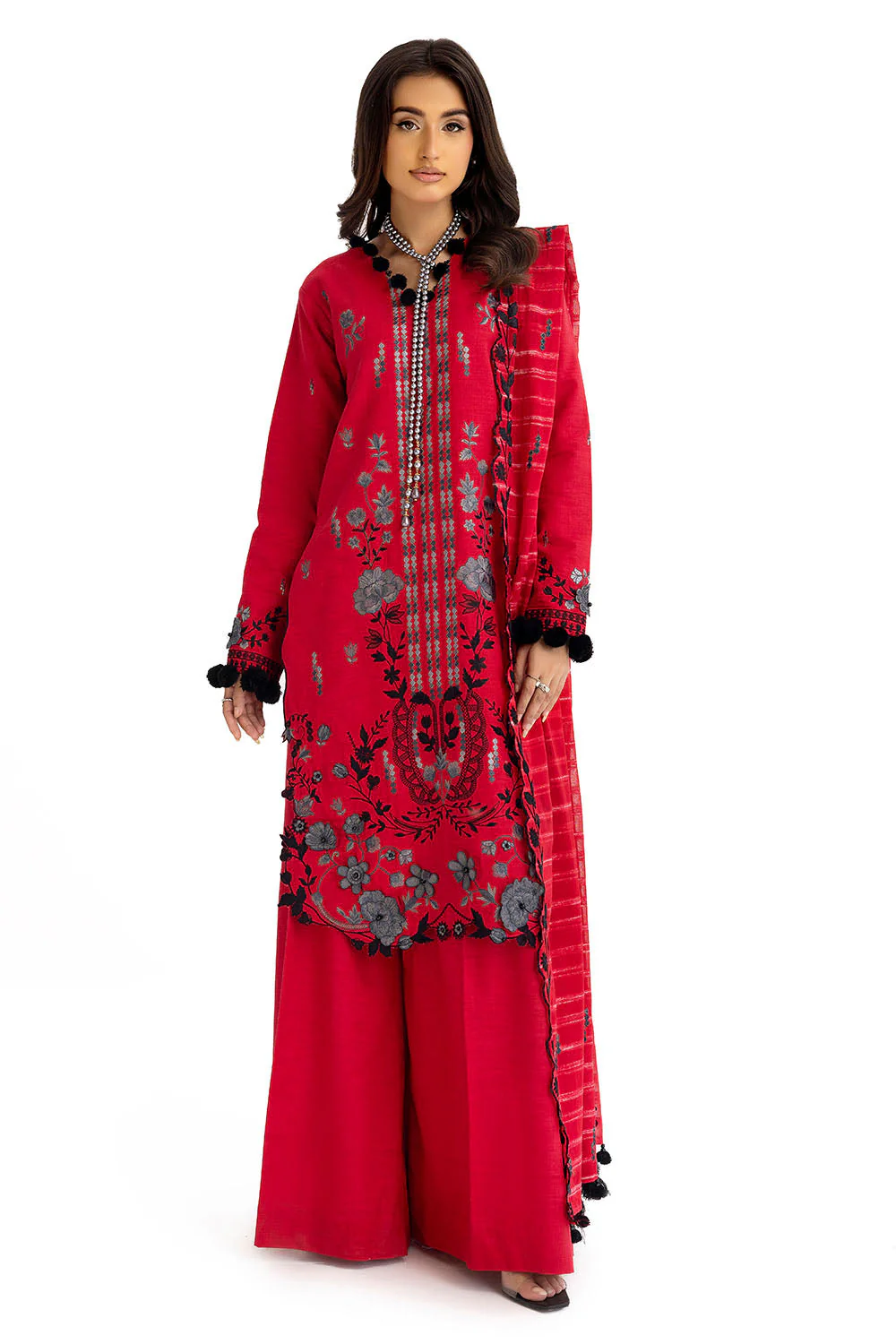 Gul Ahmed Stitched Khaddar 3 Piece K#52103 J(71) Y-26/27