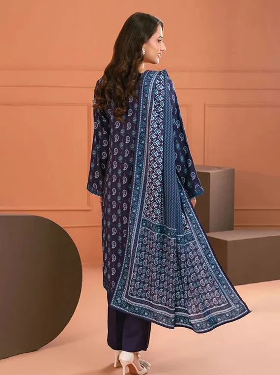 Gul Ahmed Stitched Linen 3 Piece LT#52032 J(51) Y 6 - Image 2